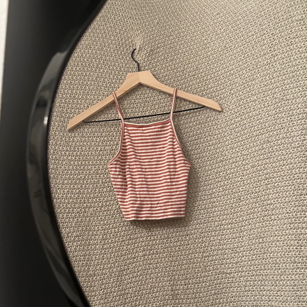 Forever 21 Pink and White Striped Top